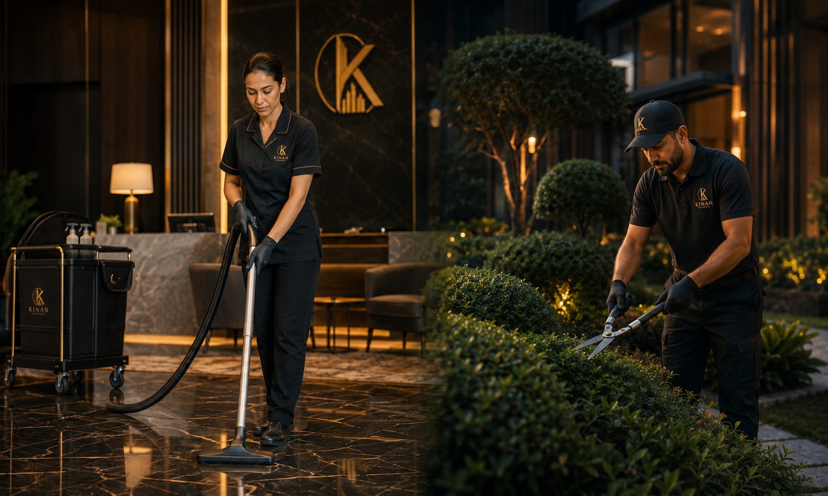 Cleaning and landscaping
